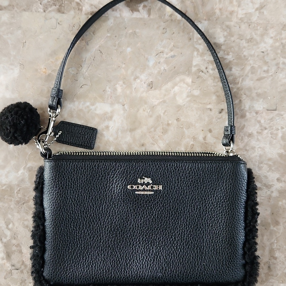 Coach Wristlet, With Fur, 7x5 - Picture 6 of 6